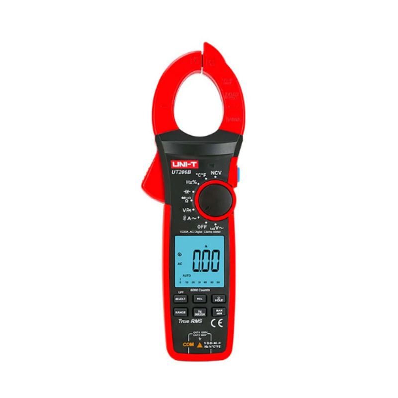  - Pinza Amperimétrica Digital True RMS 1000A AC NCV con Temperatura