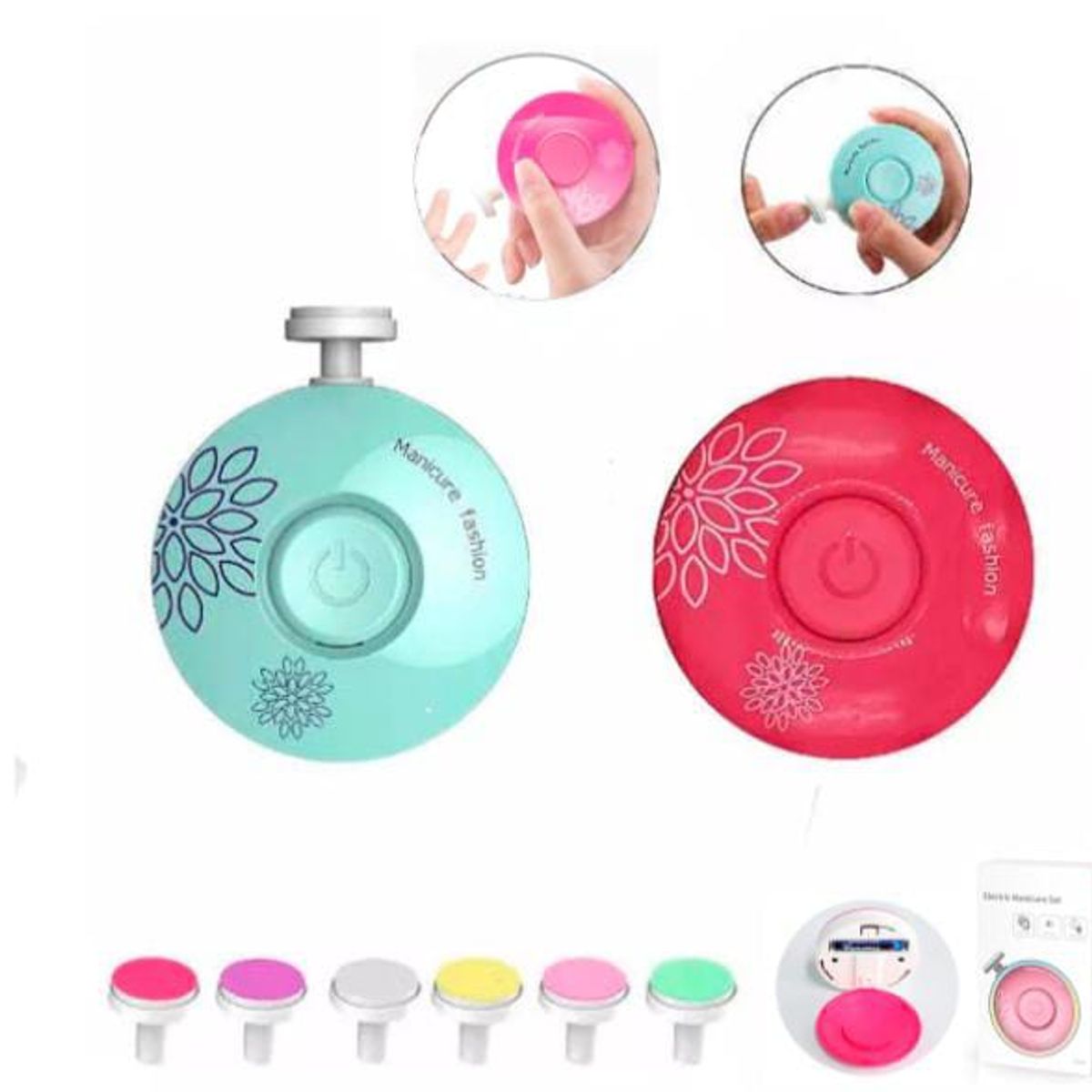 GENERICO - Cortadora de Uñas Eléctrica para Bebé