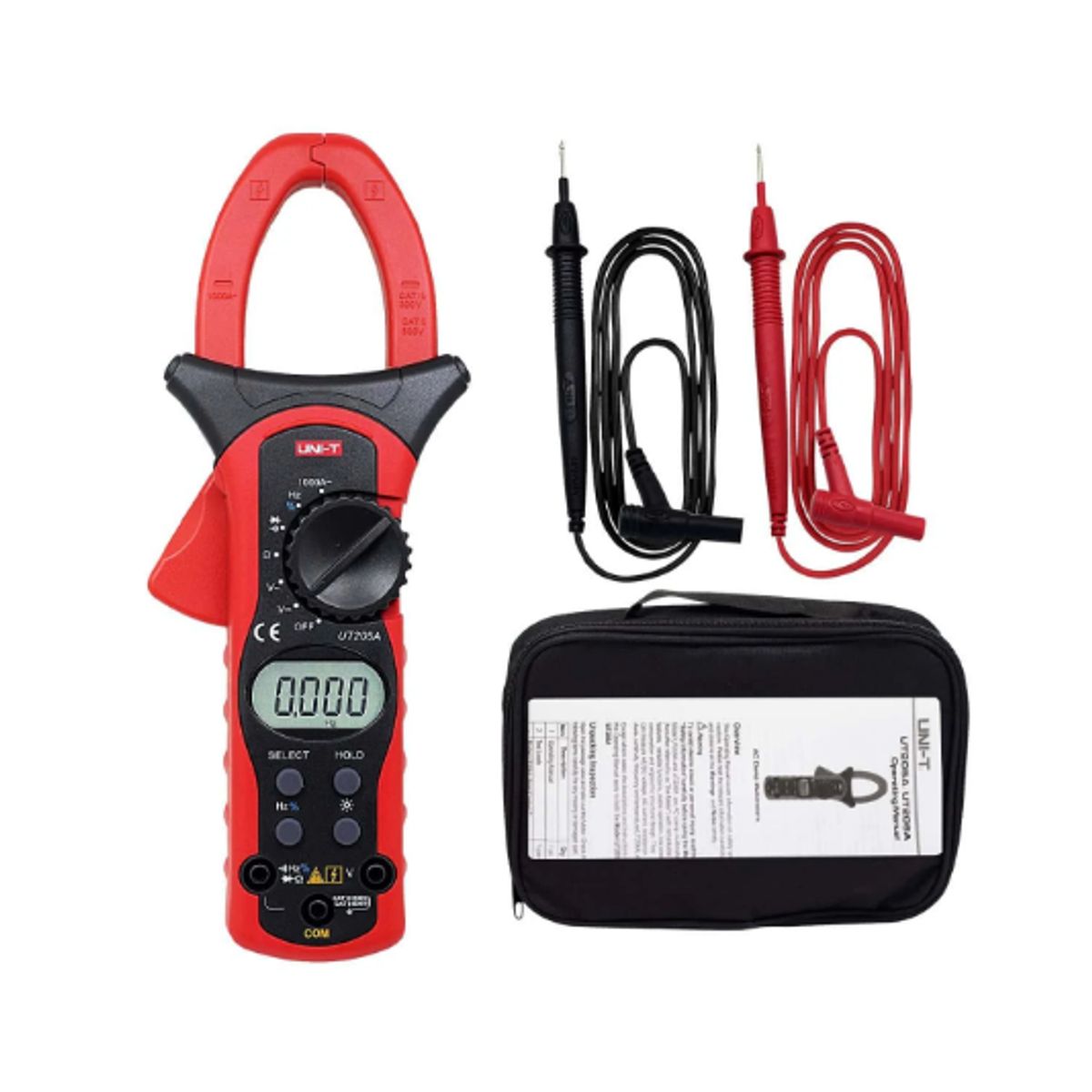 UNI T - Pinza Amperimétrica Digital UT-205A UNI-T