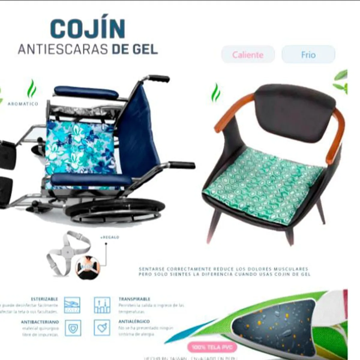 GENERICO - Cojín antiescaras de gel