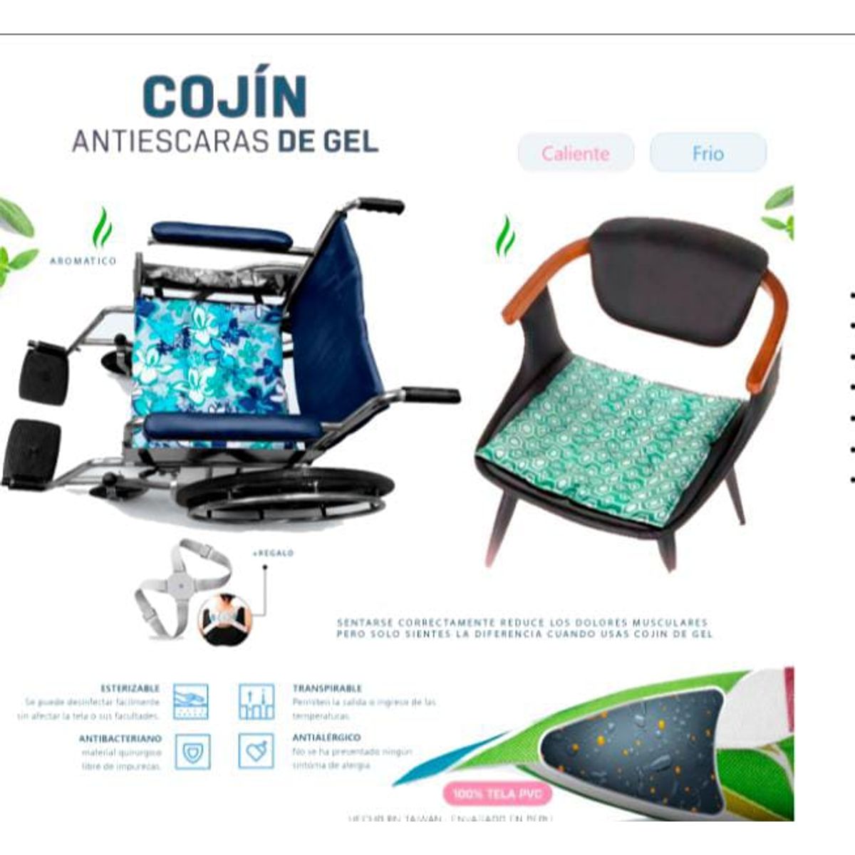 GENERICO - Cojín antiescaras de gel