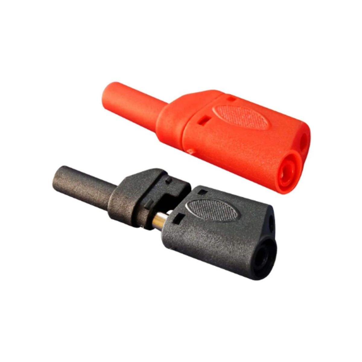 OPALUX - Plug Banana Encapsulada NegroRojo BJ-01RN OPALUX