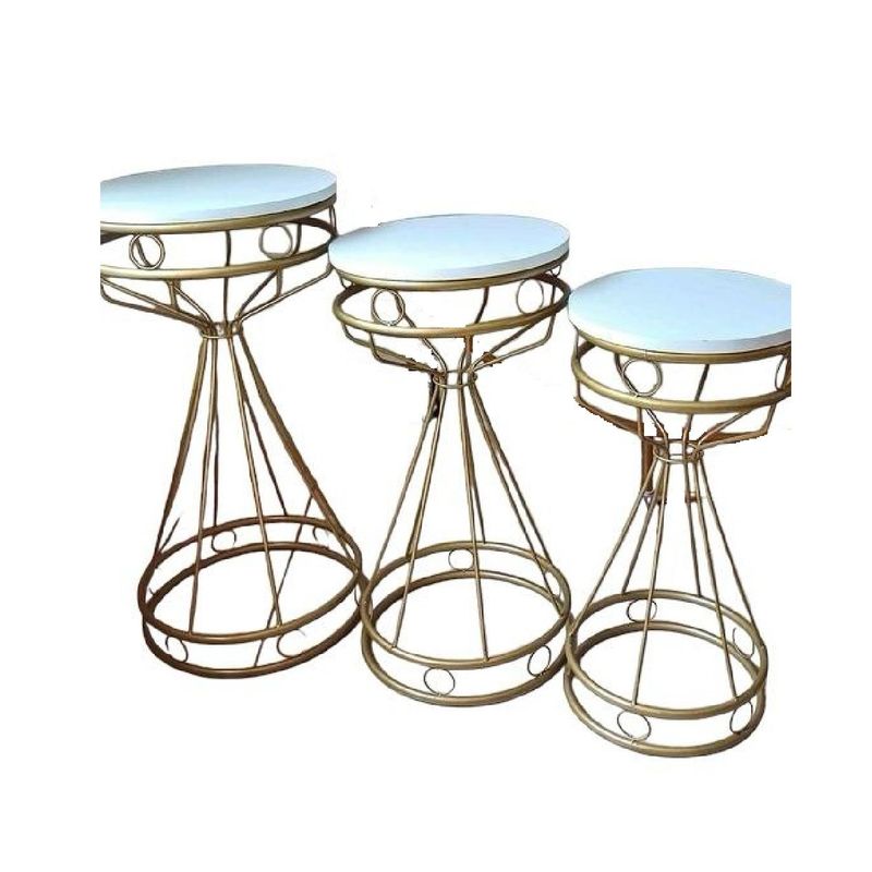 OEM - 3 MESAS PRINCESA NAKED DECORATIVAS PARA EVENTOS