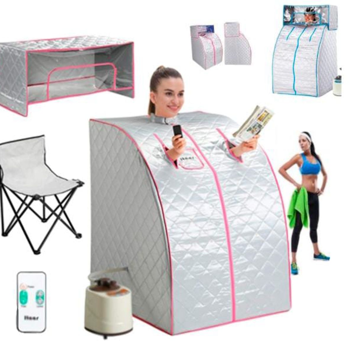 GENERICO - Sauna de Vapor Personal Portátil