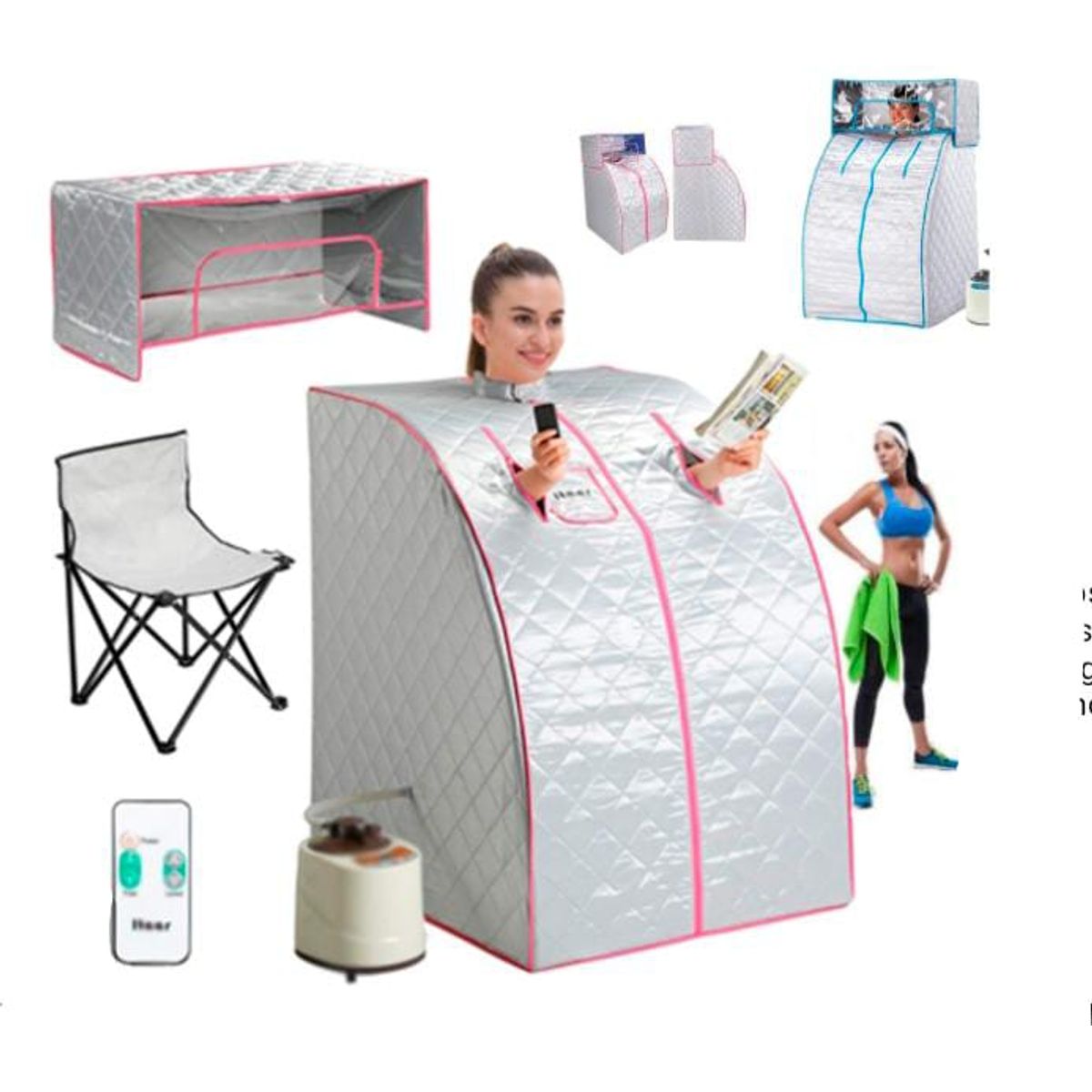 GENERICO - Sauna de Vapor Personal Portátil