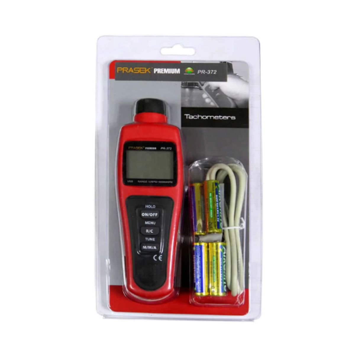 PRASEK - Tacómetro Digital Láser PR-372 PRASEK