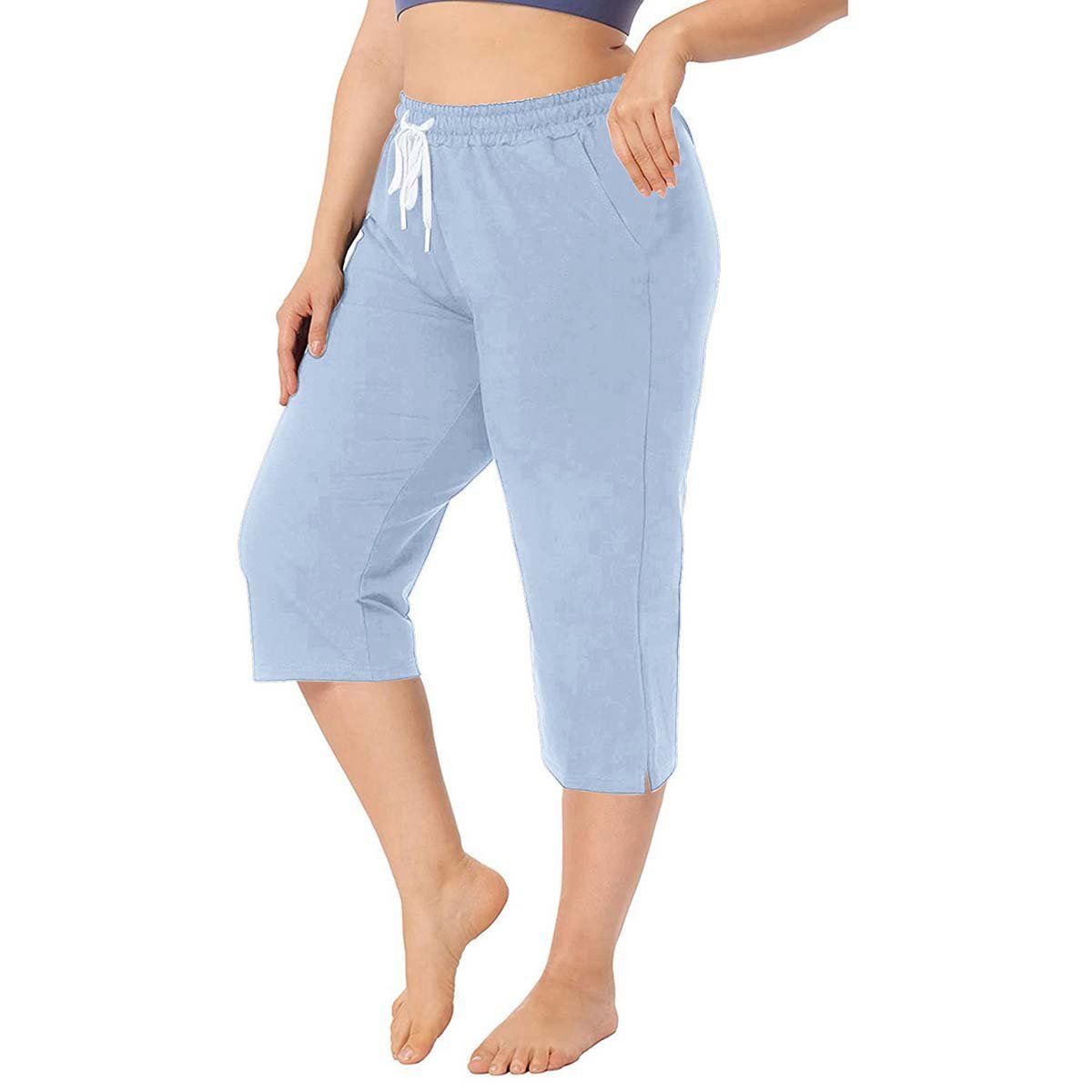 BAALATHKKO5 - Pantalones Casuales De Mujer Con Cordón Elástico Ajustable