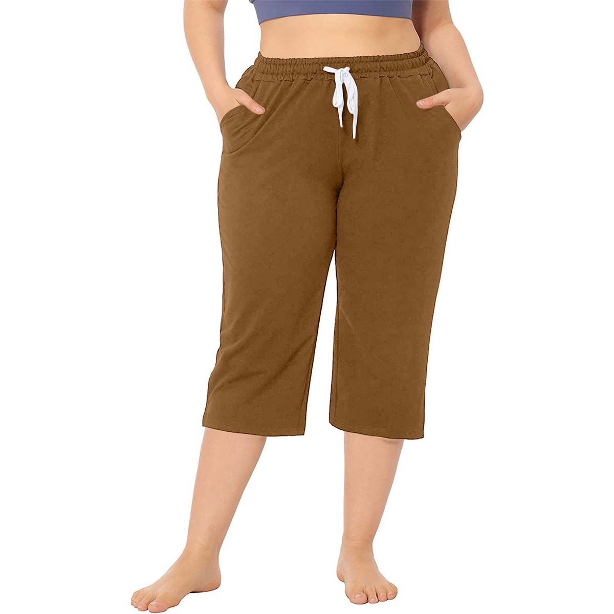 BAALATHKKO5 - Pantalones Casuales De Mujer Con Cordón Elástico Ajustable