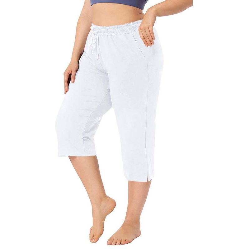 BAALATHKKO5 - Pantalones Casuales De Mujer Con Cordón Elástico Ajustable