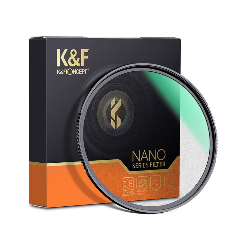 K&F CONCEPT - Filtro 72mm Black Mist 1/2 Nano-X  K&F Concept.