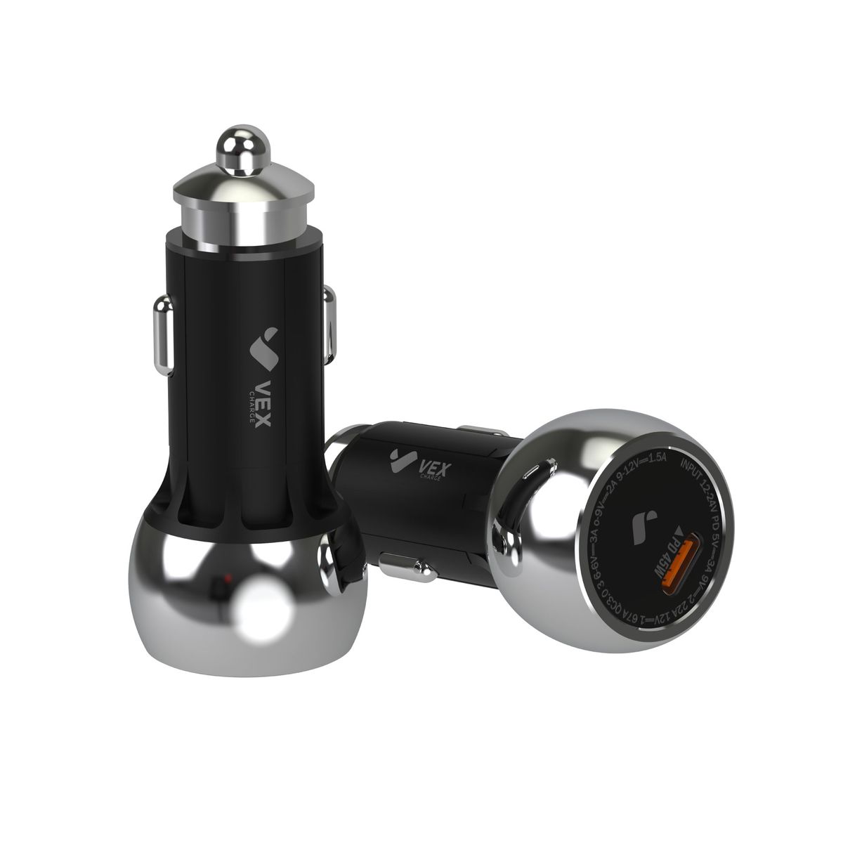 VEX - CARGADOR DE CELULAR PARA AUTO 40W ENTRADA USB-C