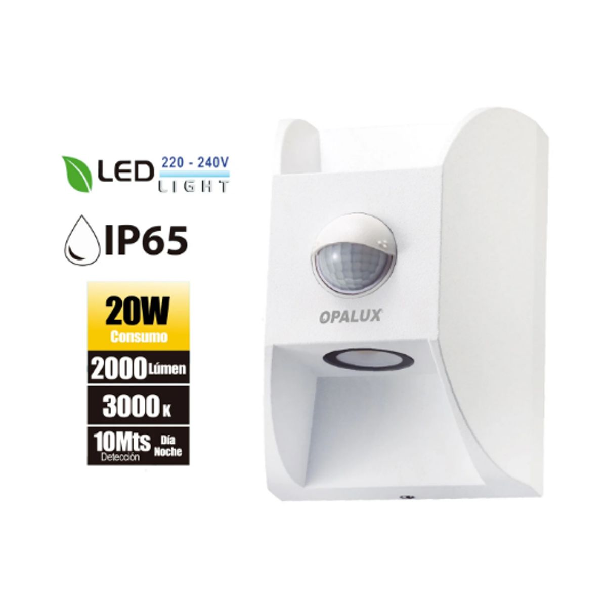 OPALUX - Aplique Led Para Pared Interior y Exterior ST-99 OPALUX