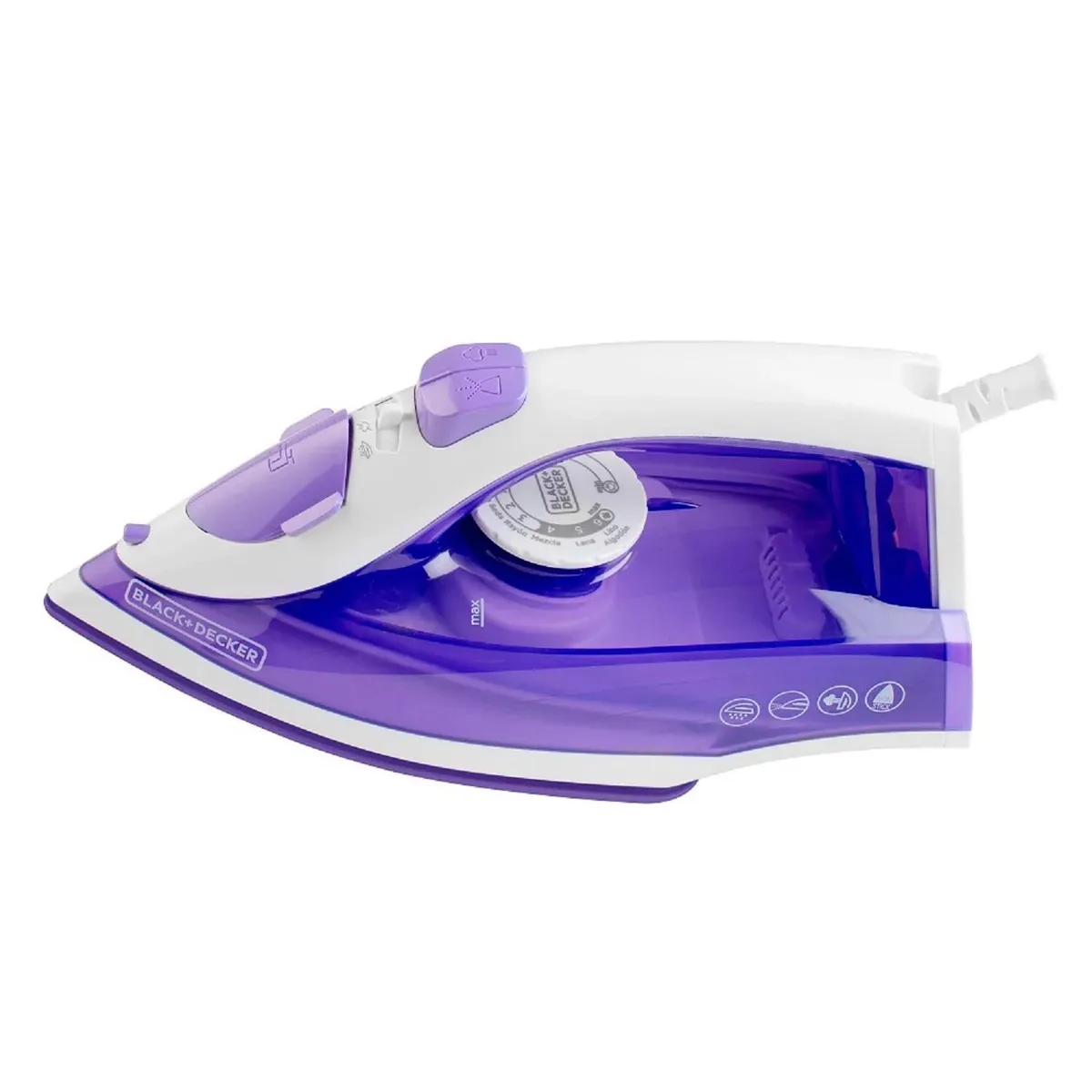 BLACK+DECKER - Plancha Black Decker True Glidei IRBD204-CL COLOR MORADO