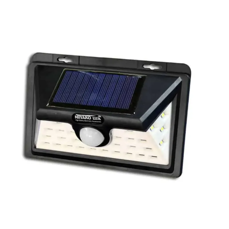 MIYAKO - Lampara Solar Con Sensor De Movimiento SEL-010 MIYAKO