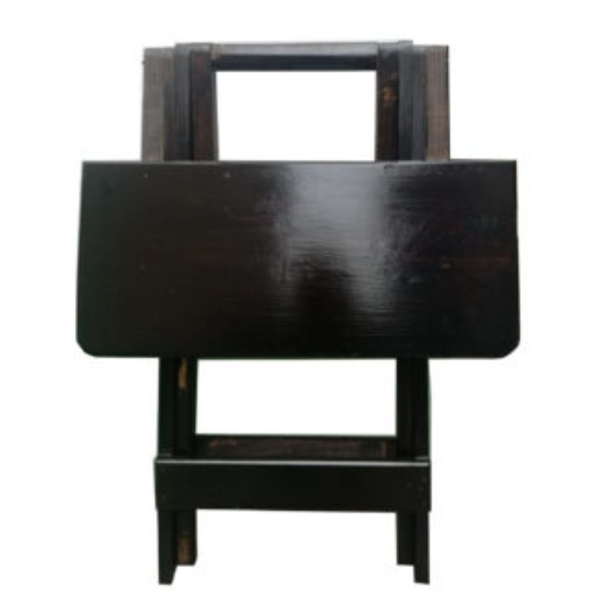 GENERICO - Mesa Plegable Sala O Jardin Woodflex Cuadrada En  Marron 60X80cm