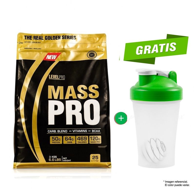 LEVEL PRO - Mass Pro 3Kg / 3 Kilos Level Pro Chocolate