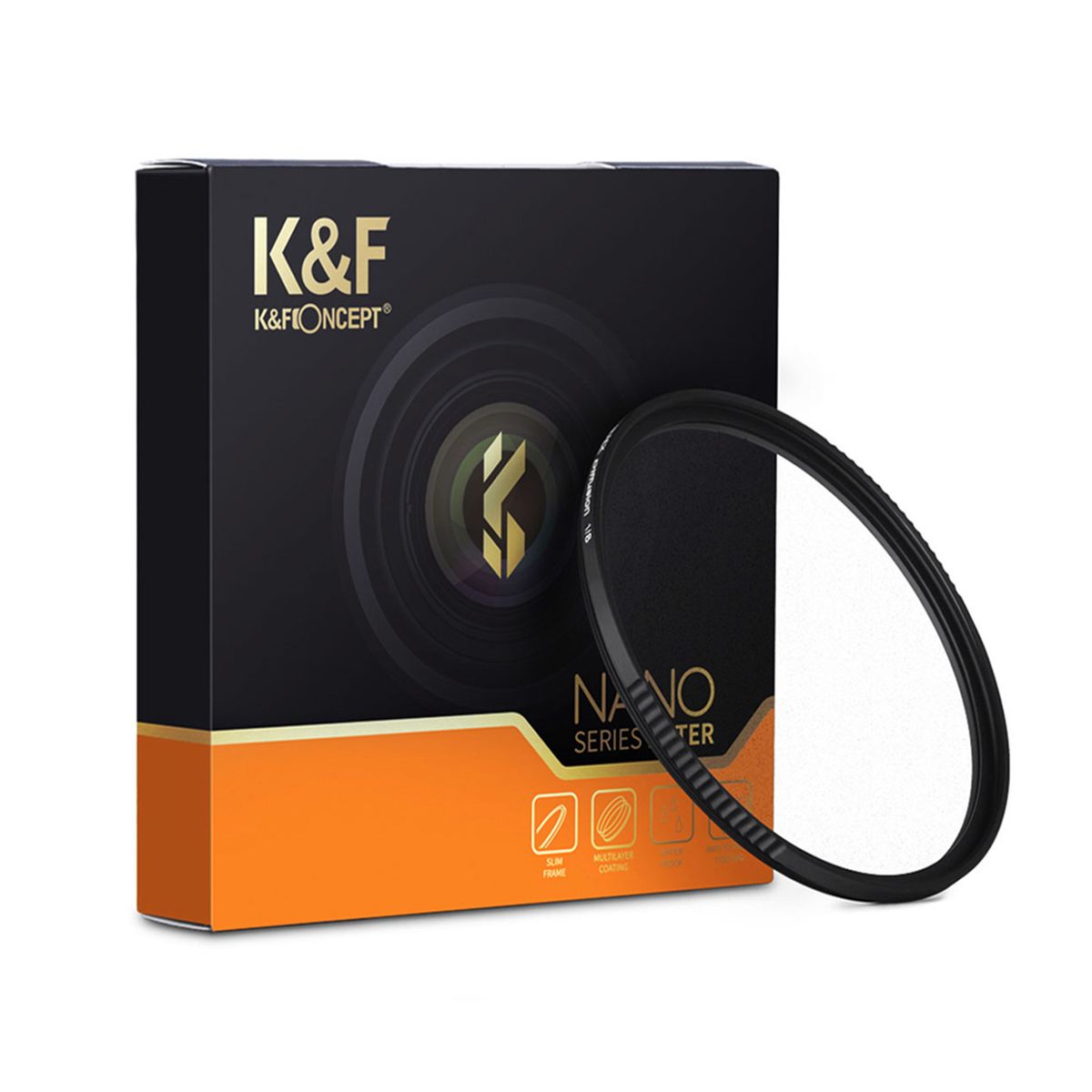 K&F CONCEPT - Filtro 72mm Black Mist 1/4 Nano-X  K&F Concept.