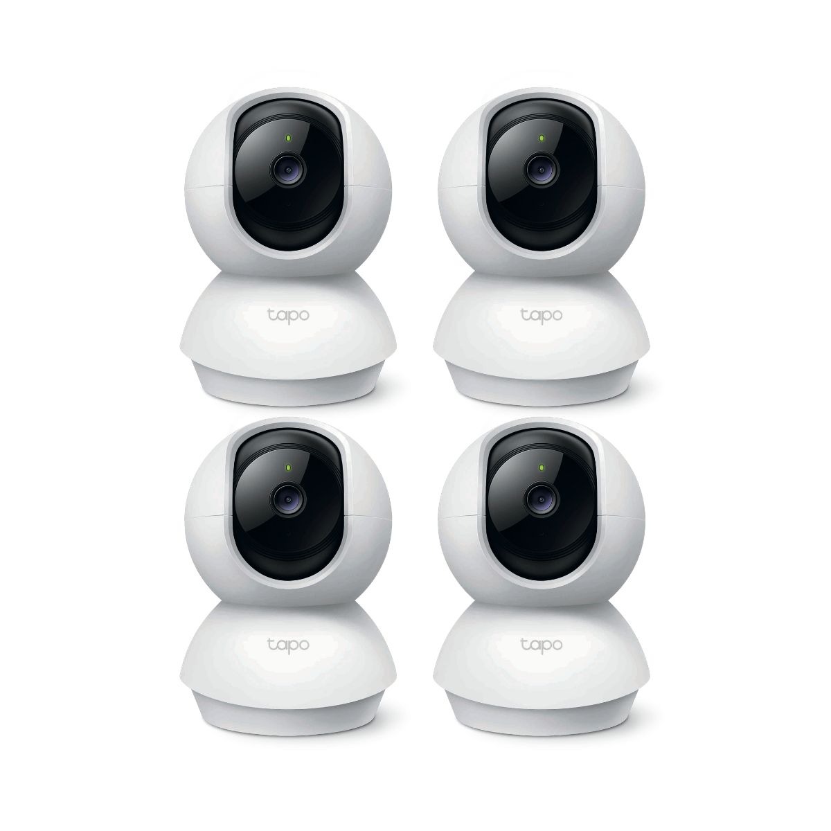TP LINK - Kit de 4 Cámaras De Seguridad Tapo C200 Full HD para interior - Tp-link