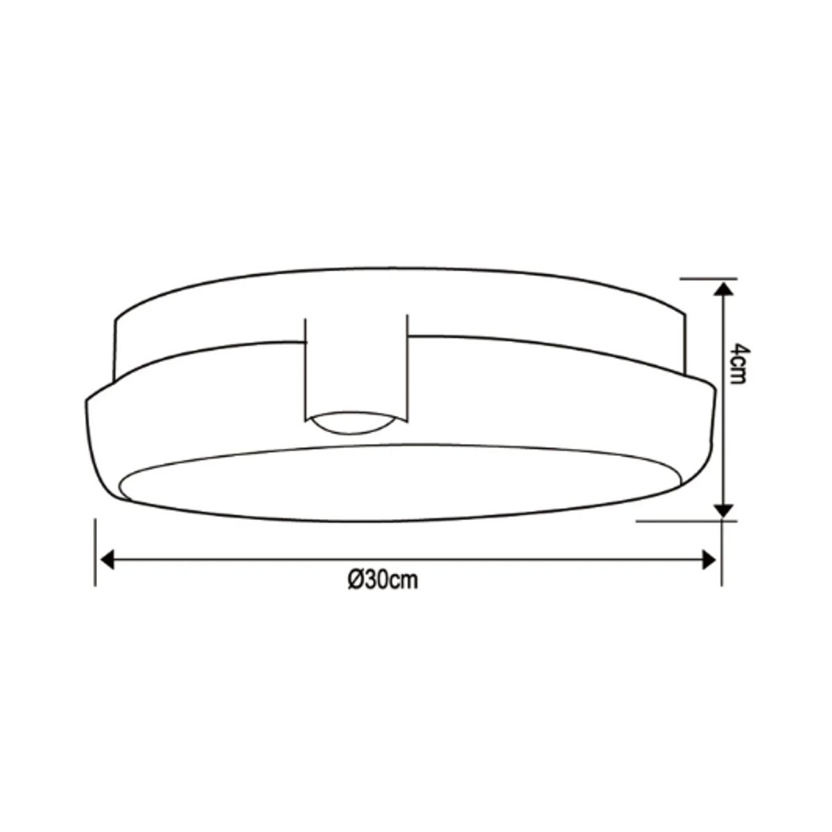 OPALUX - Plafón Led CSensor 20W ST-74 OPALUX