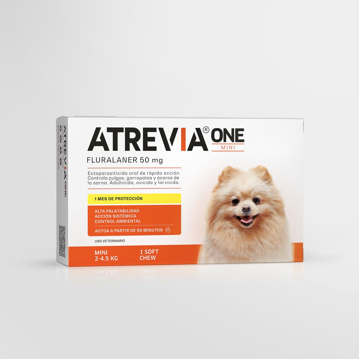 ATREVIA - ANTIPULGAS PARA PERROS ATREVIA ONE MINI 2-4.5KG X 1 TAB