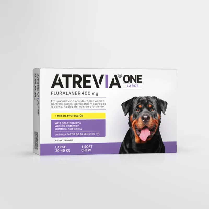 ATREVIA - ANTIPULGAS PARA PERROS ATREVIA ONE LARGE 20-40KG X 1 TAB