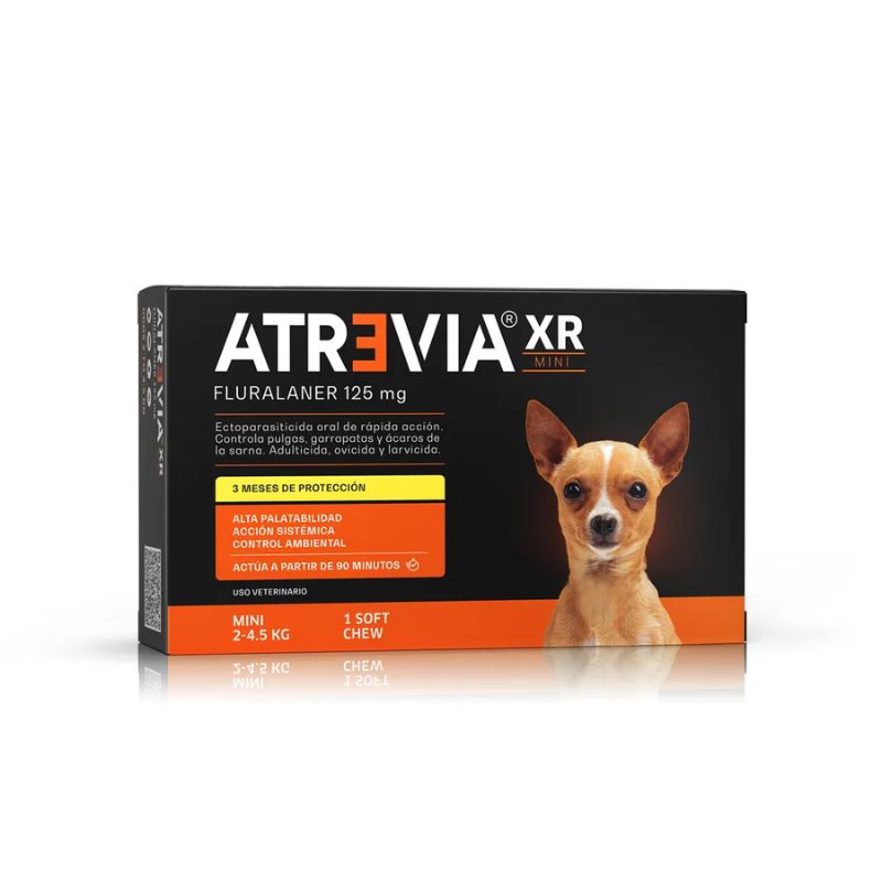 ATREVIA - ANTIPULGAS PARA PERROS ATREVIA XR MINI 2-4.5KG X 1 TAB