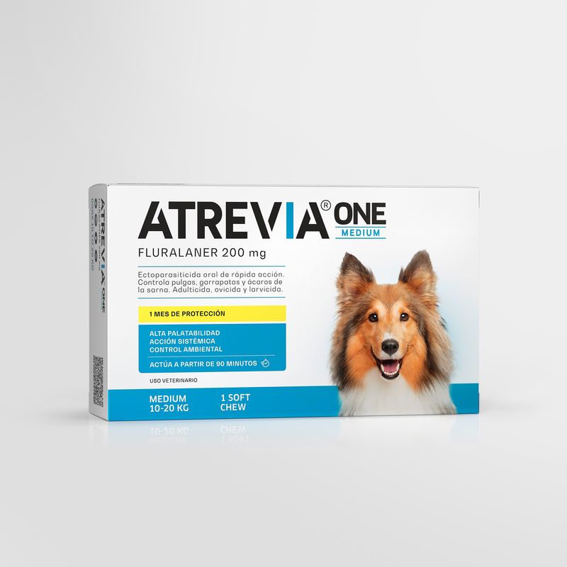 ATREVIA - ANTIPULGAS PARA PERROS ATREVIA ONE MEDIUM 10-20KG X 1 TAB