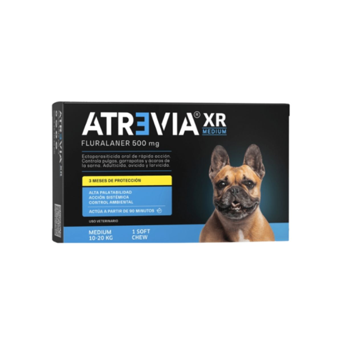 ATREVIA - ANTIPULGAS PARA PERROS ATREVIA XR MEDIUM 10-20KG X 1 TAB