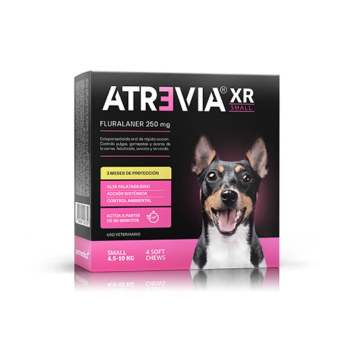ATREVIA - ANTIPULGAS PARA PERROS ATREVIA XR SMALL 4.5-10KG X 4 TAB