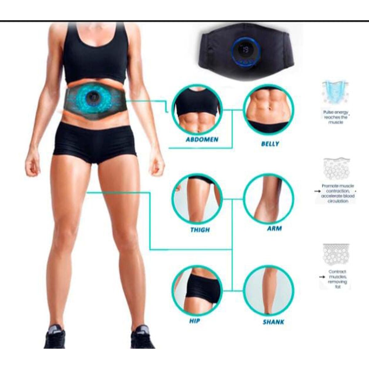 GENERICO - Estimulador Muscular Eléctrico EMS