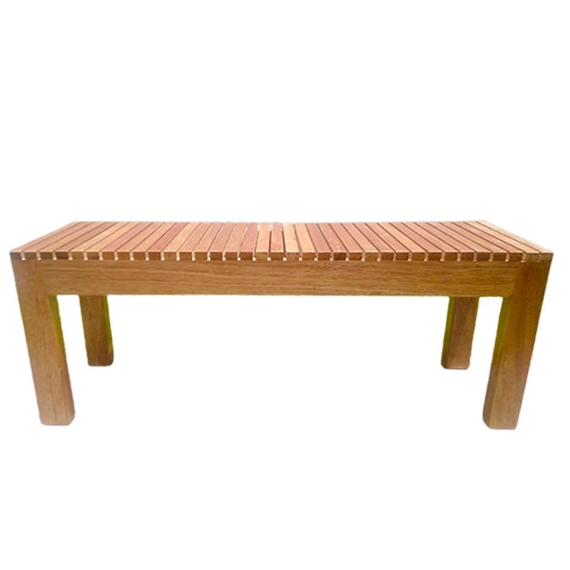START FG - Banca de madera Banqueta Banco de terraza  1.20 mts tormillo original