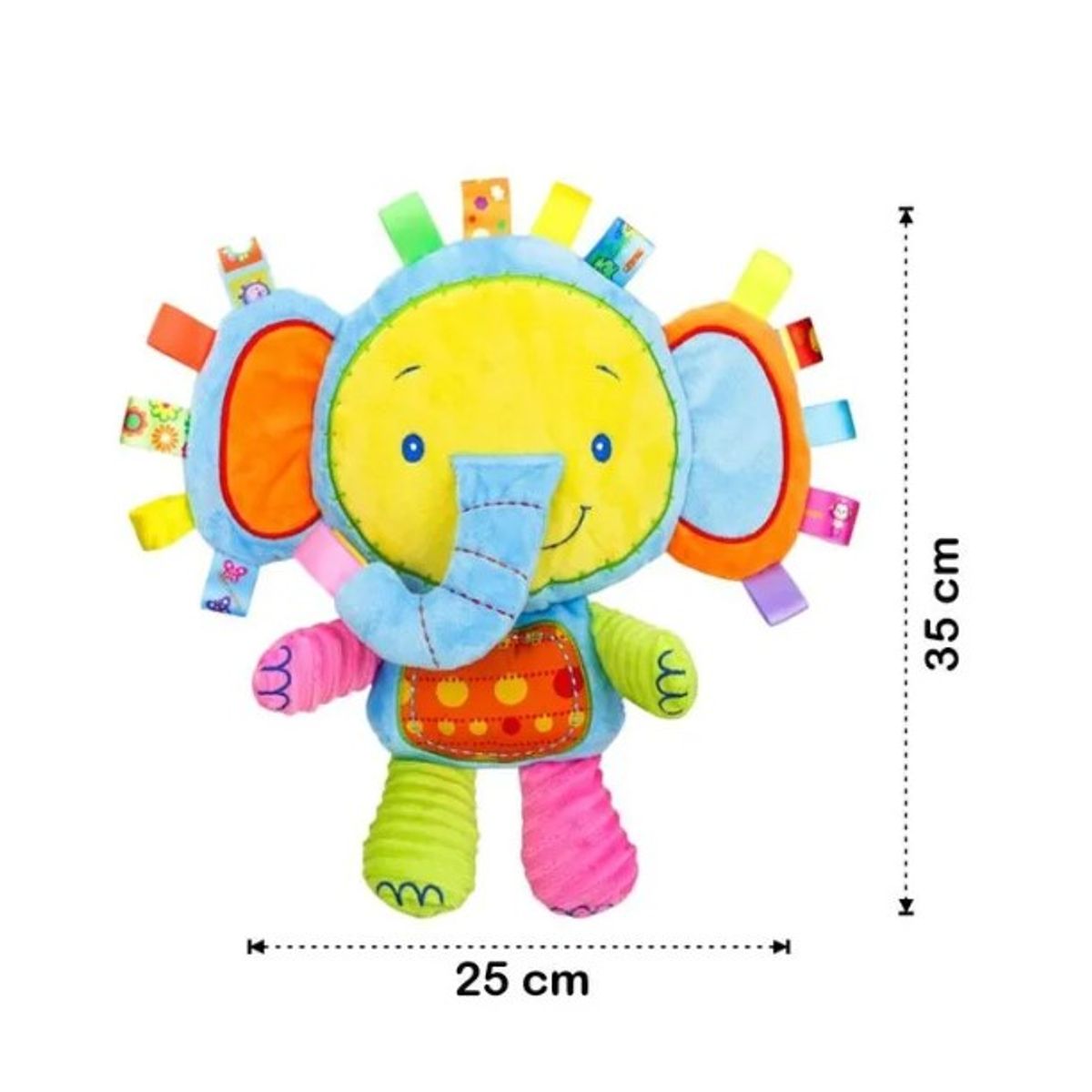 GENERICO - Peluche de apego sensorial - elefante