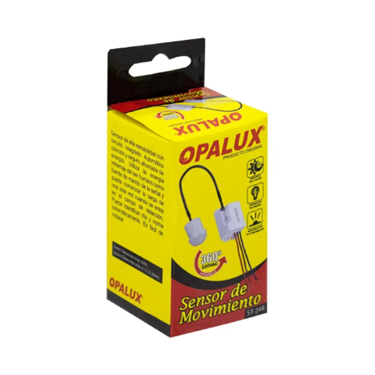 OPALUX - Sensor de Movimiento Mini ST-24B OPALUX