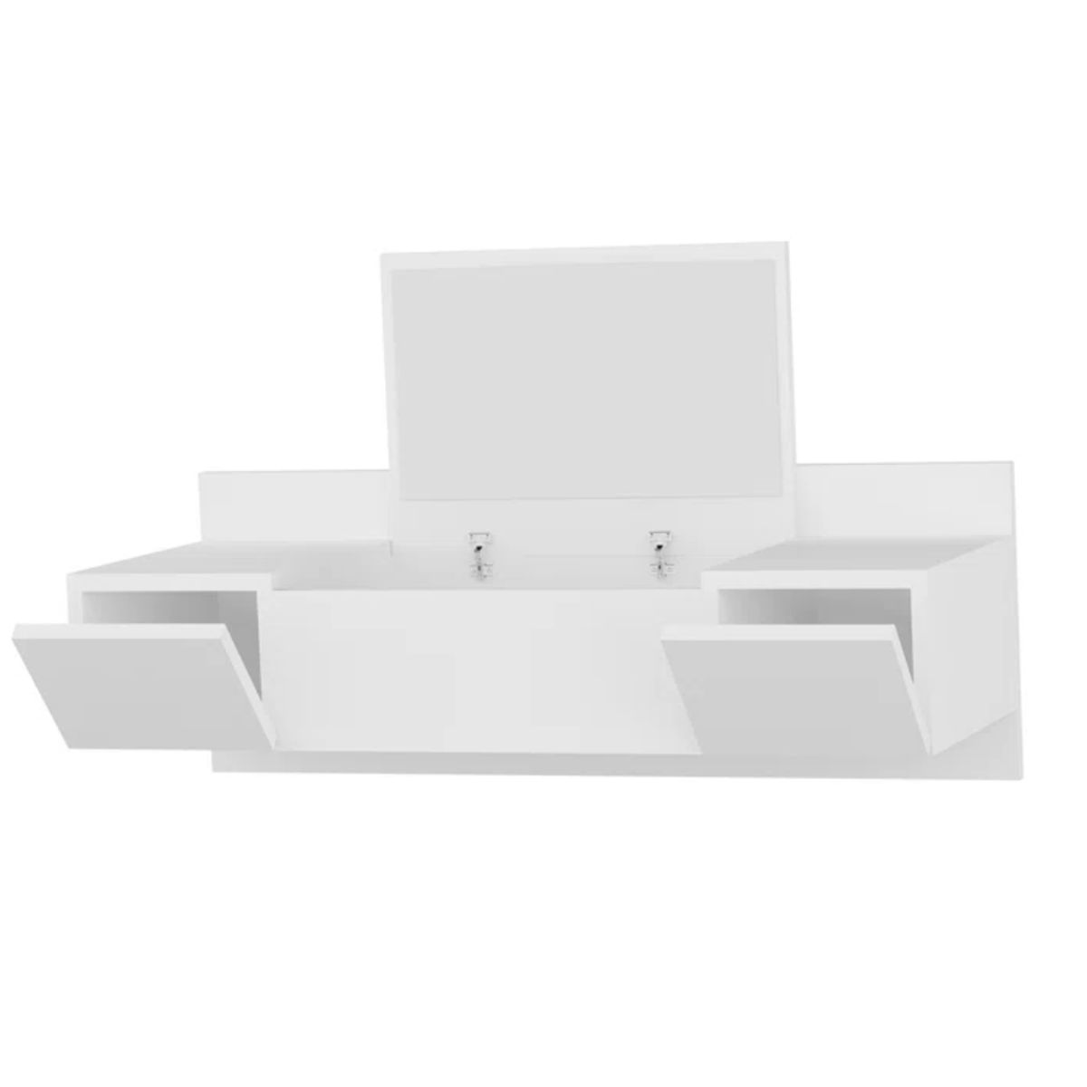 GENERICO - Tocador Flotante Multifuncional Jacob Blanco Petrox Home