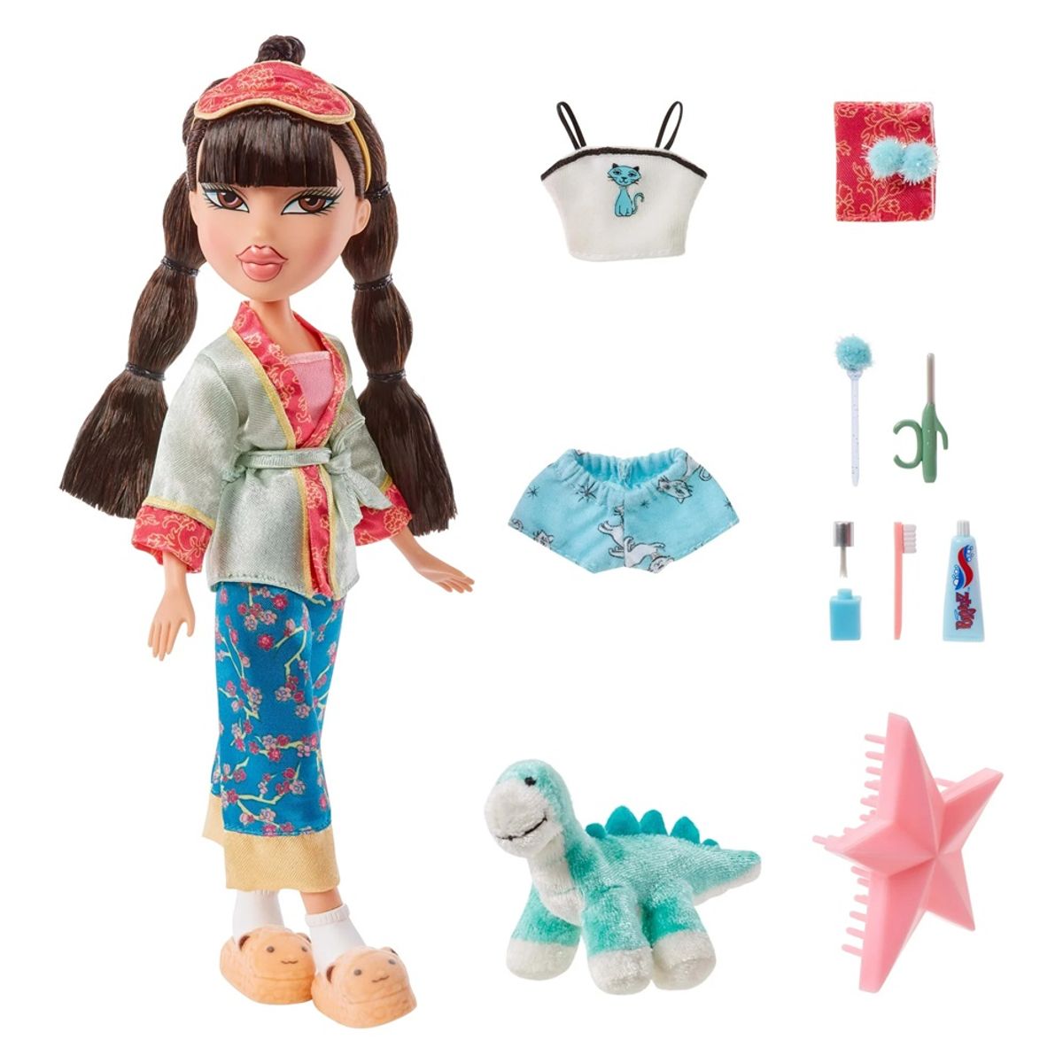 MGA ENTERTAINMENT - Muñeca Bratz Slumber Party Jade con Accesorios