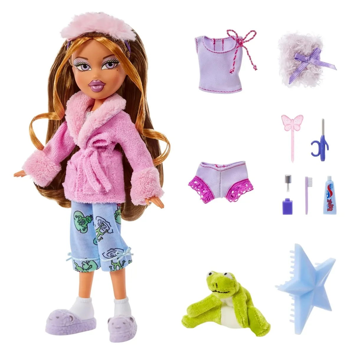MGA ENTERTAINMENT - Muñeca Bratz Slumber Party Yasmin con Accesorios