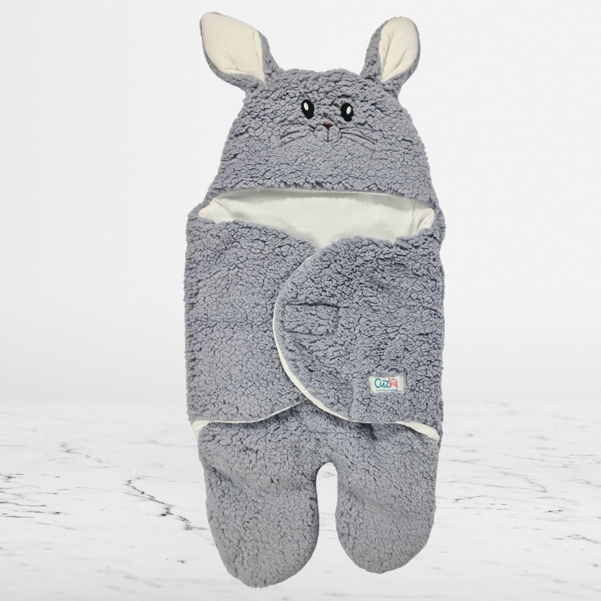 CUZKA - Saco de dormir para Bebé »RABBIT» Gris