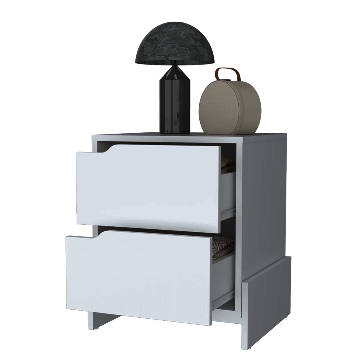 DIBA MUEBLES - Velador Piper Blanco DIBA Muebles