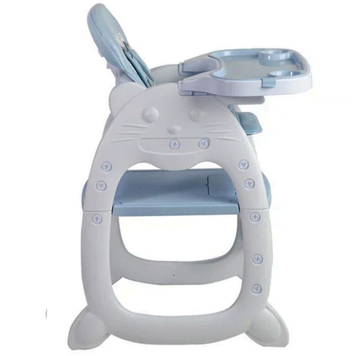 VOYAGE - Silla de Comer Gato 3 en 1 Azul