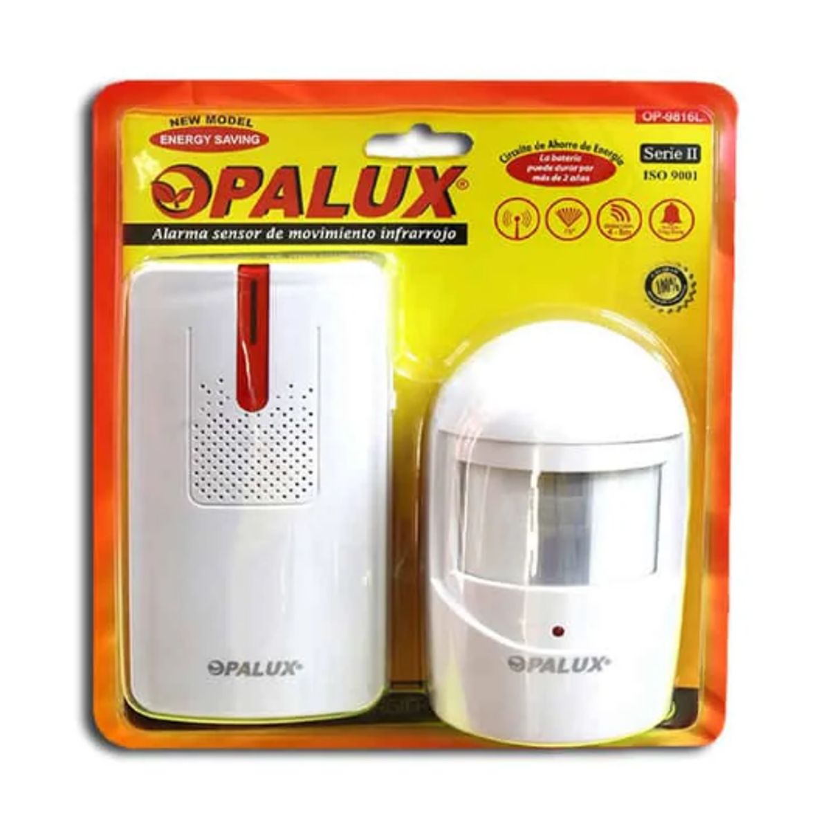 OPALUX - Sensor Inalámbrico de Movimiento OP-9816L OPALUX