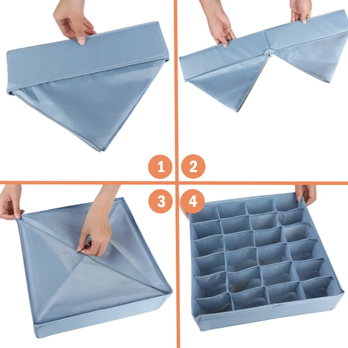 GENERICO - Organizador Caja Armable para ropa interior