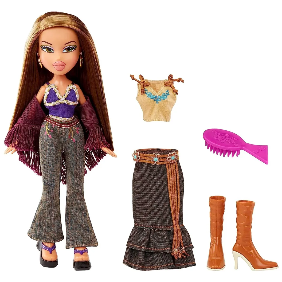 MGA ENTERTAINMENT - Muñeca Bratz Serie 3 Fianna con Accesorios