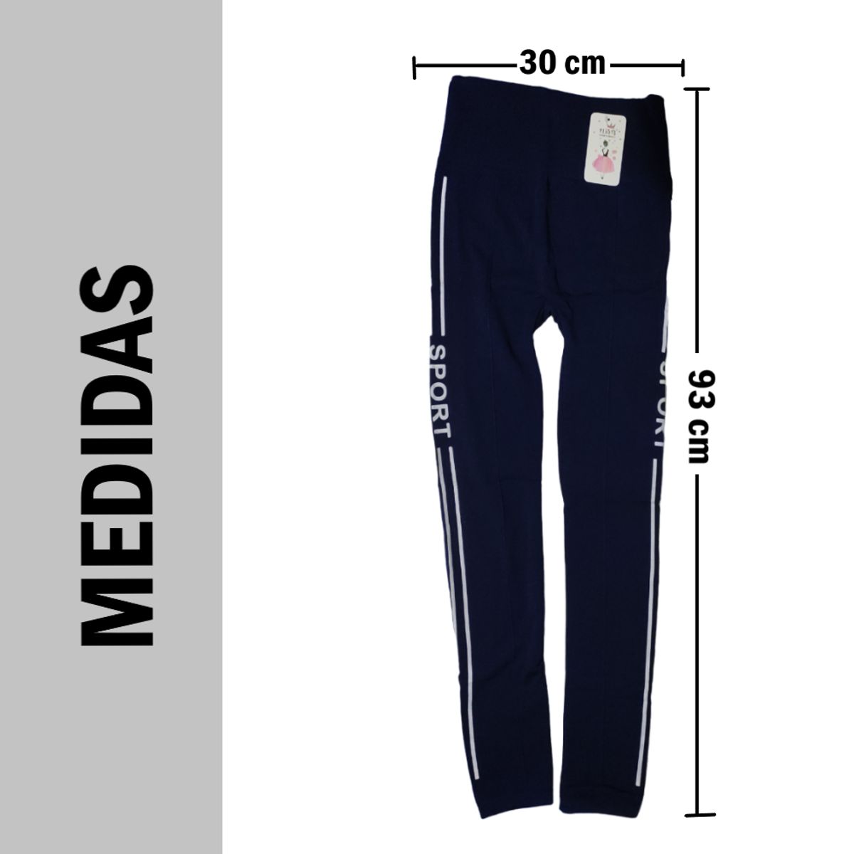 GENERICO - Legging Pantalón estampado lateral - Mujer
