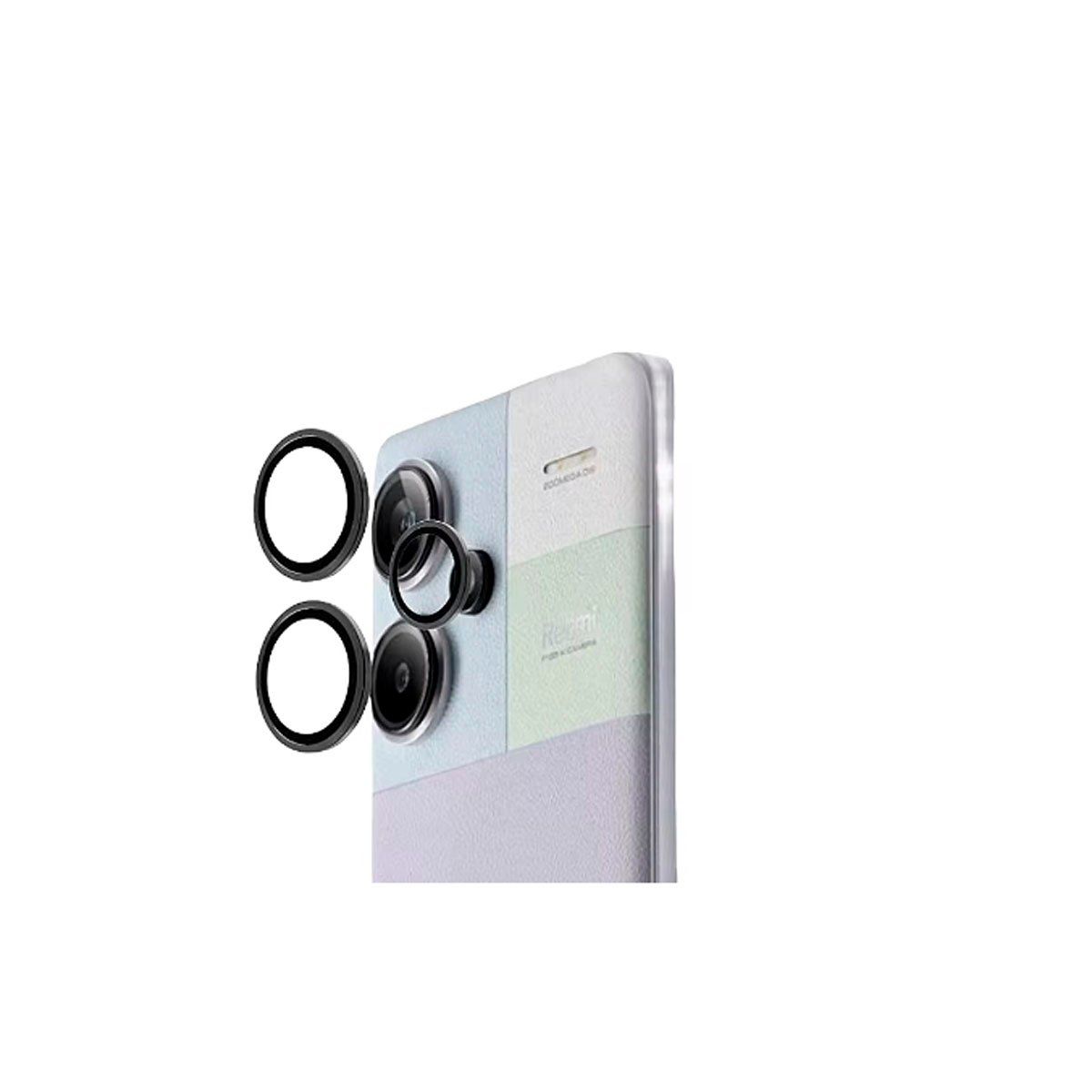 GENERICO - Protector de Cámara para el Xiaomi Redmi Note 13 4G Negro