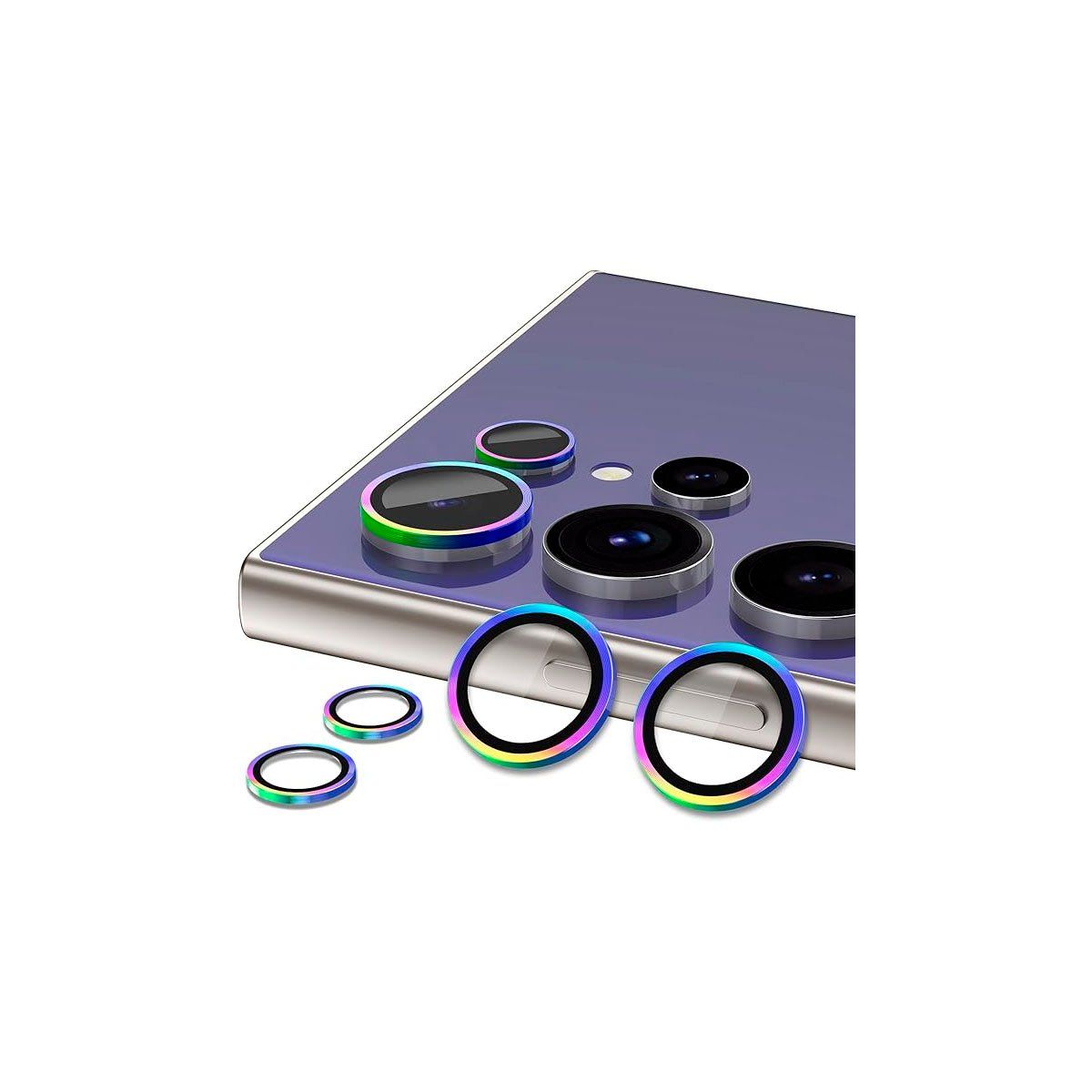 GENERICO - Protector de Cámara para el Samsung A35 Tornasol