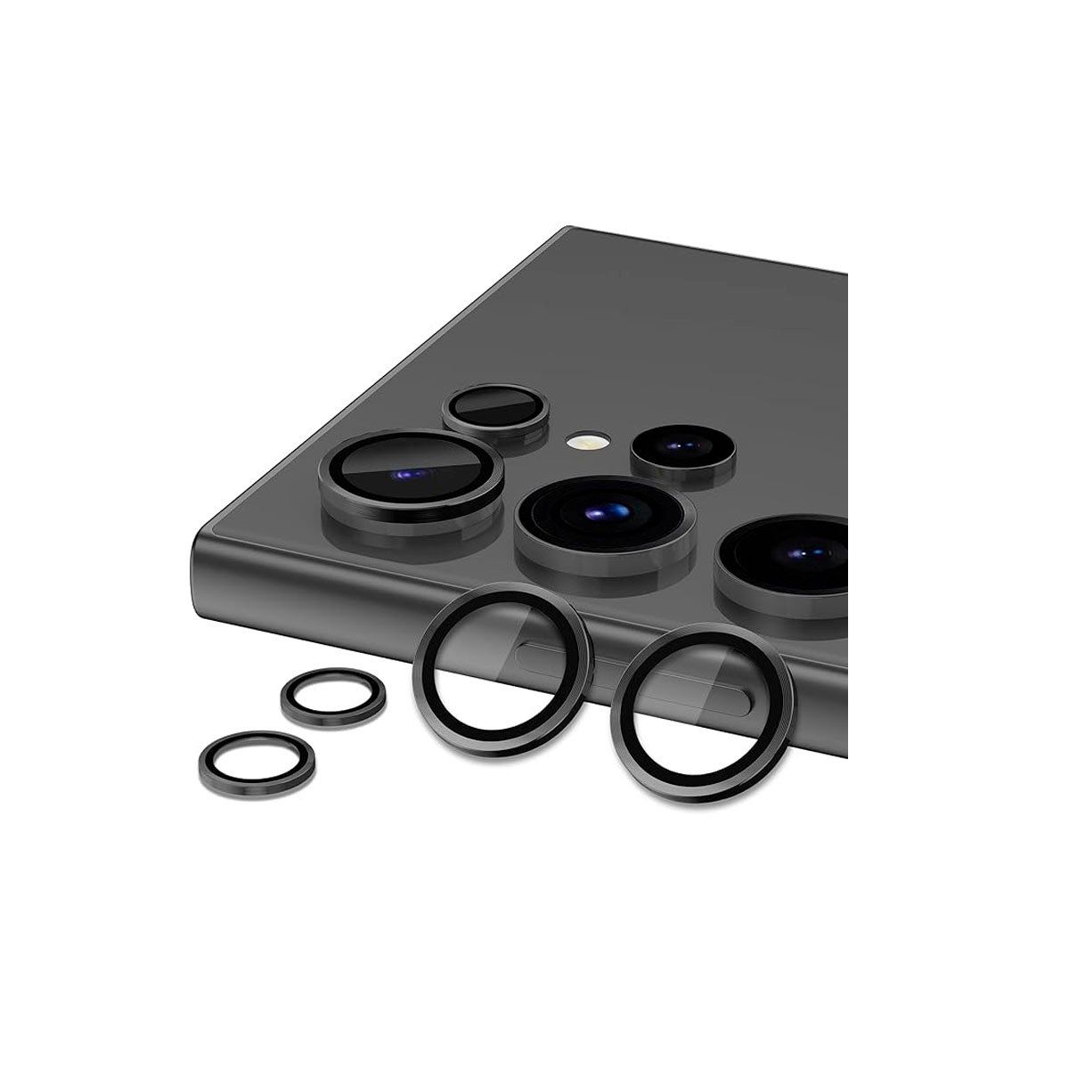 GENERICO - Protector de Cámara para el Samsung A15 Negro