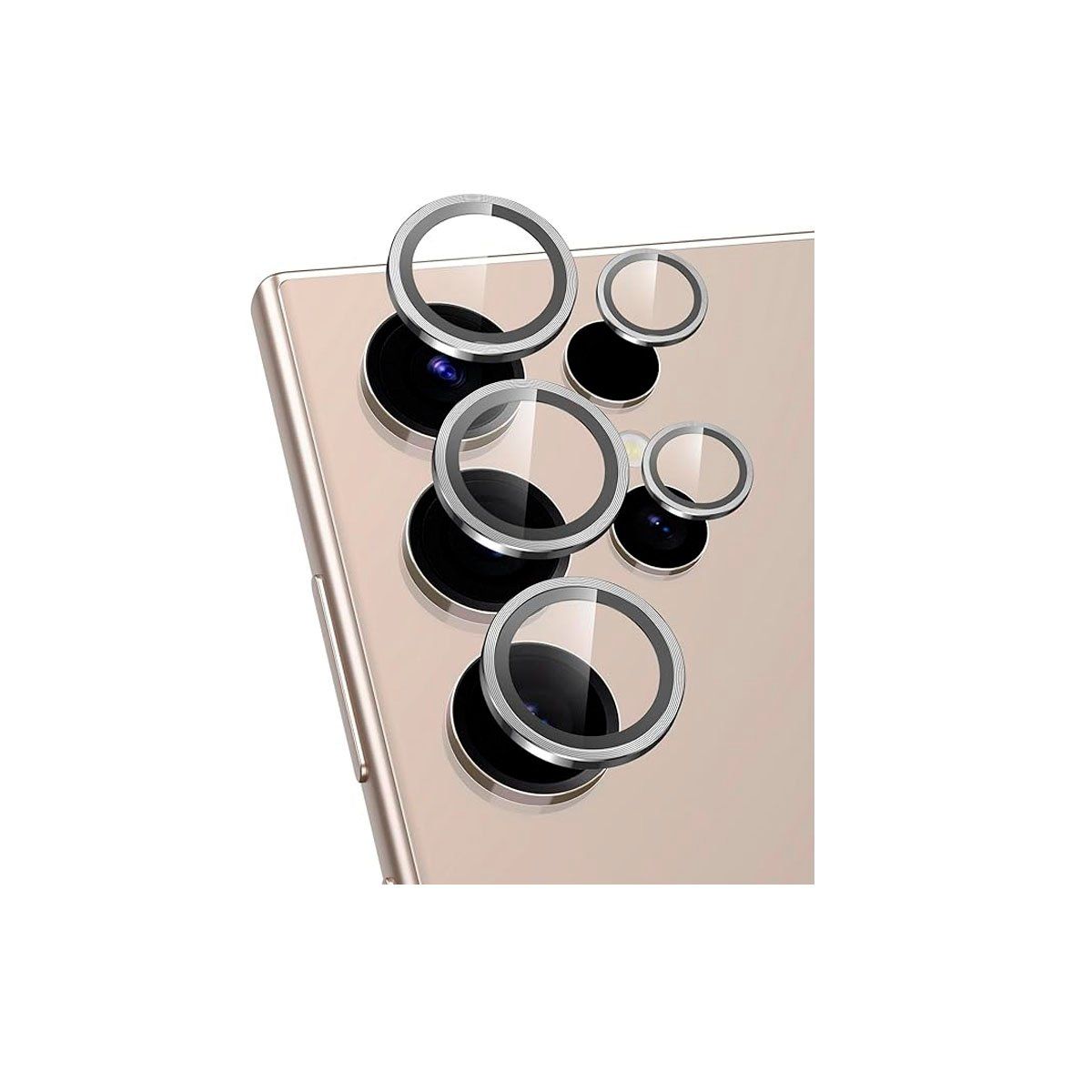 GENERICO - Protector de Cámara para el Samsung A54 Plata