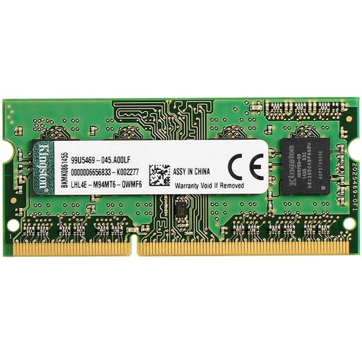 KINGSTON - Memoria Kingston KVR16LS114WP 4GB DDR3L SODIMM 1600 MHz CL-11 1 35V