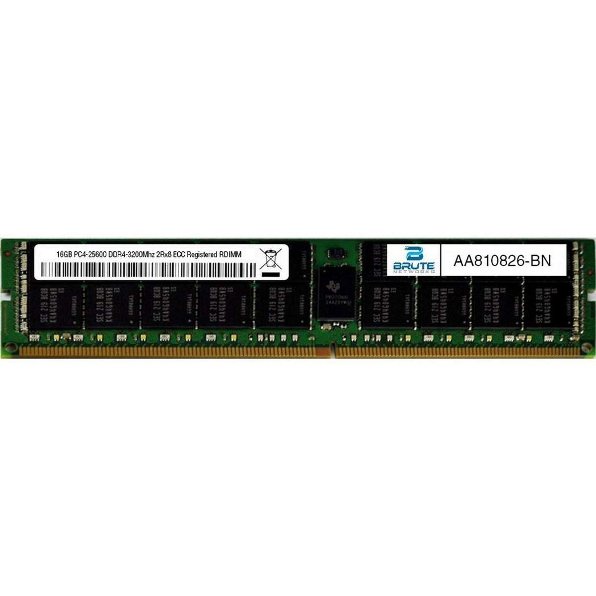 DELL - Dell Memory Upgrade - 16GB - 2Rx8 DDR4 RDIMM 3200MHz ECC