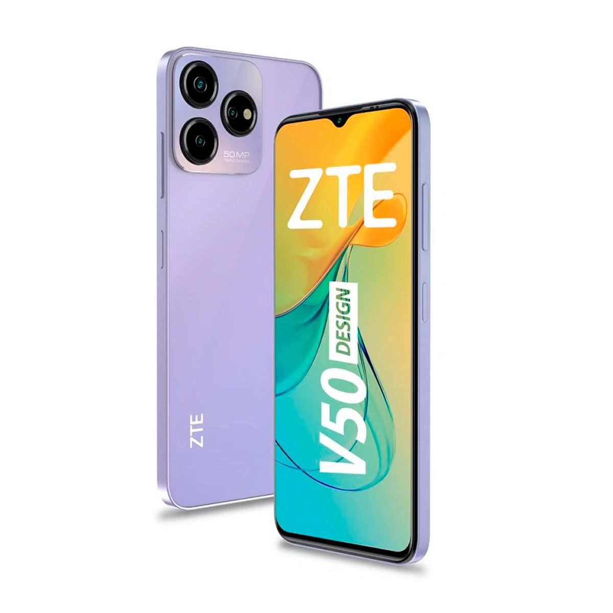 ZTE - CELULAR ZTE V50 DESIGN ZTE 8050 6GB 256GB 4G LTE VIOLETA P/N:ZTE 8050